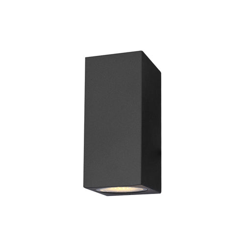 Aluminium Geometrisk Formet Vegglampe Minimalistisk Svart LED Veggmontert Lyskilde for Patio | Luvikno