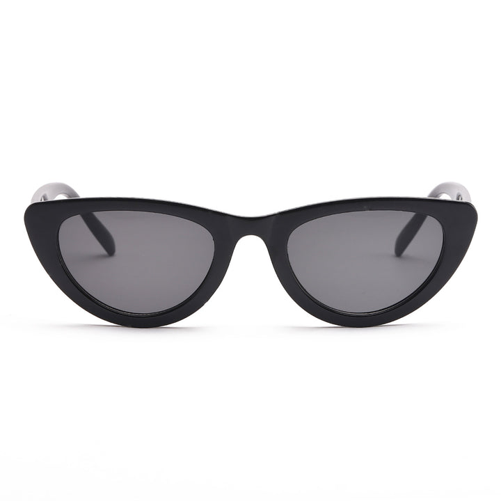 Dame Cat-Eye Solbriller med elegant geometrisk design Luvikno