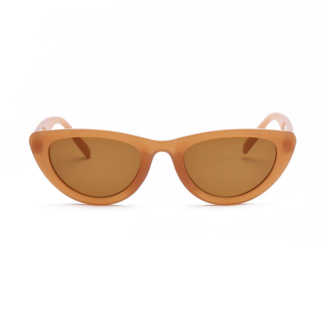 Dame Cat-Eye Solbriller med elegant geometrisk design Luvikno