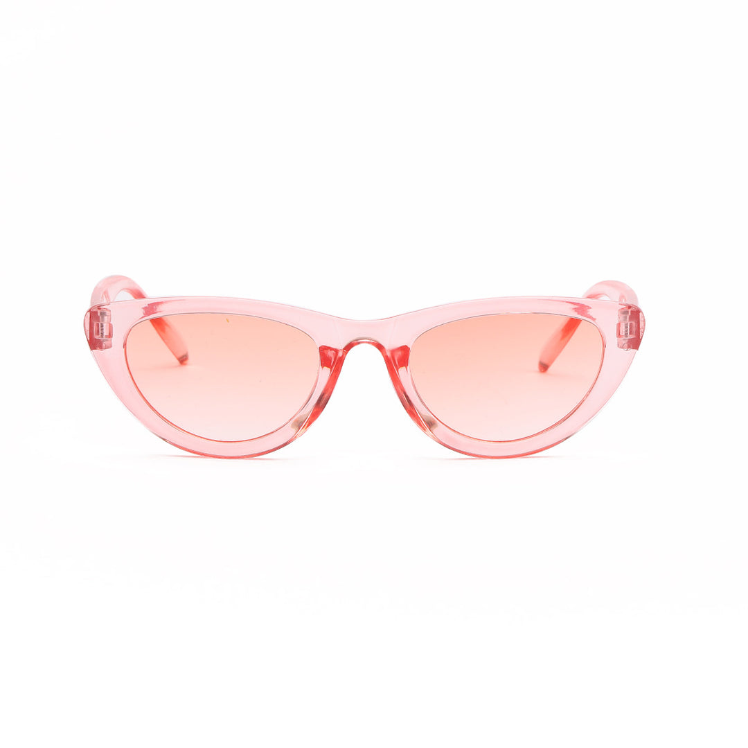 Dame Cat-Eye Solbriller med elegant geometrisk design Luvikno