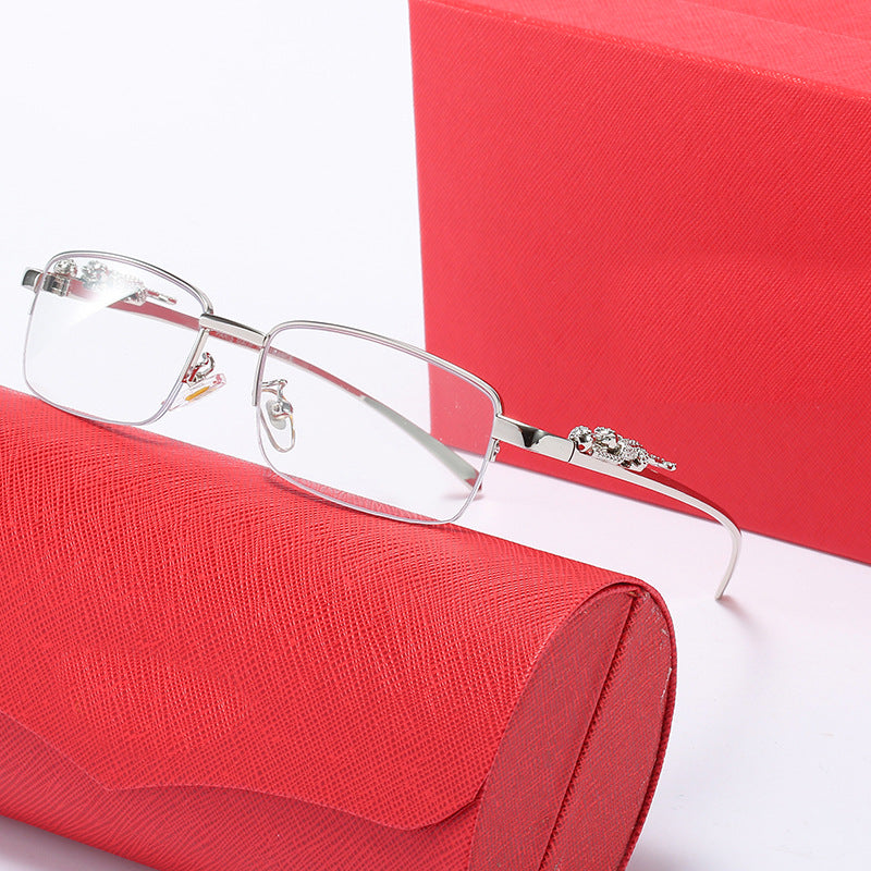 Dame Elegant Korreksjonsbrille med filigran design og høykvalitets metallramme Luvikno