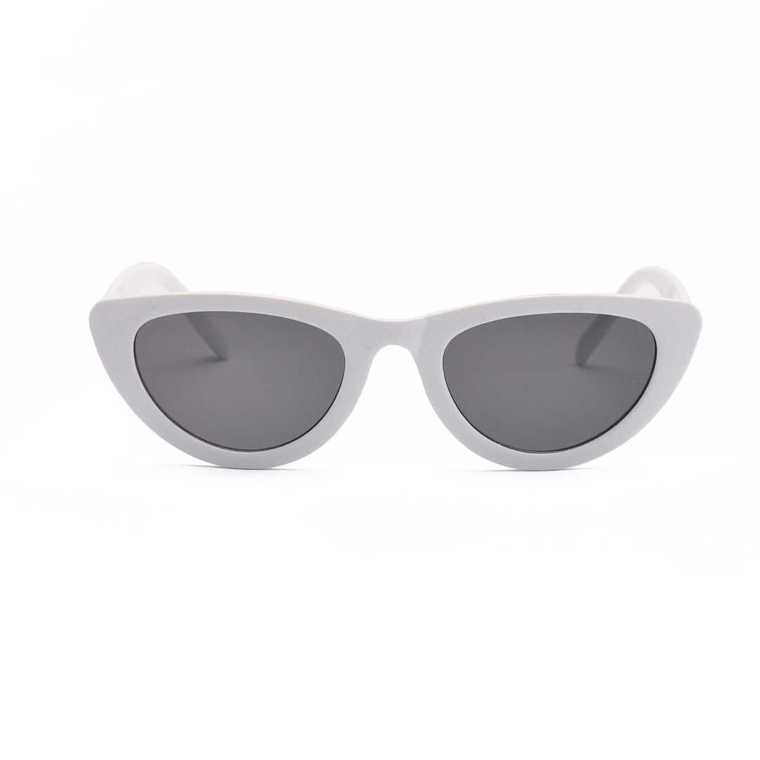 Dame Cat-Eye Solbriller med elegant geometrisk design Luvikno