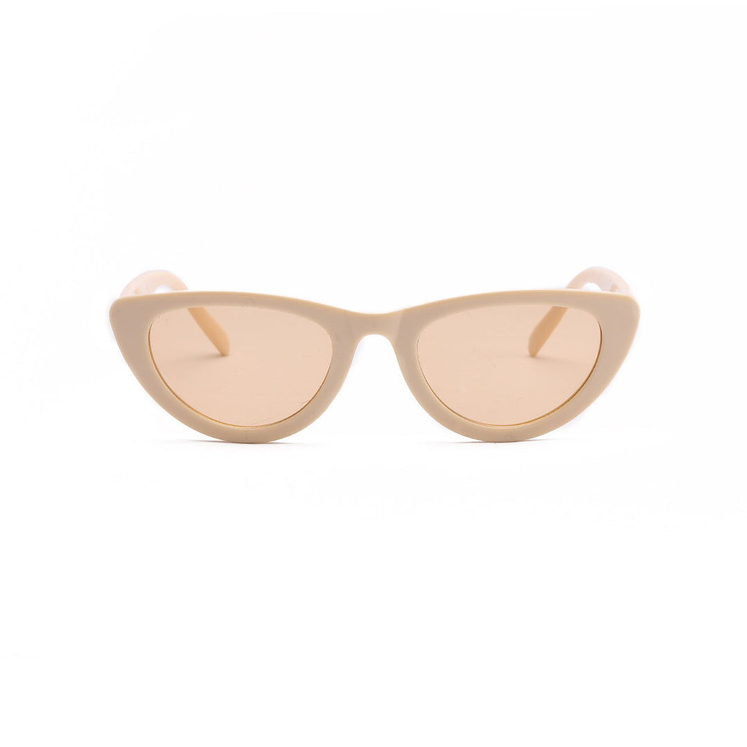 Dame Cat-Eye Solbriller med elegant geometrisk design Luvikno