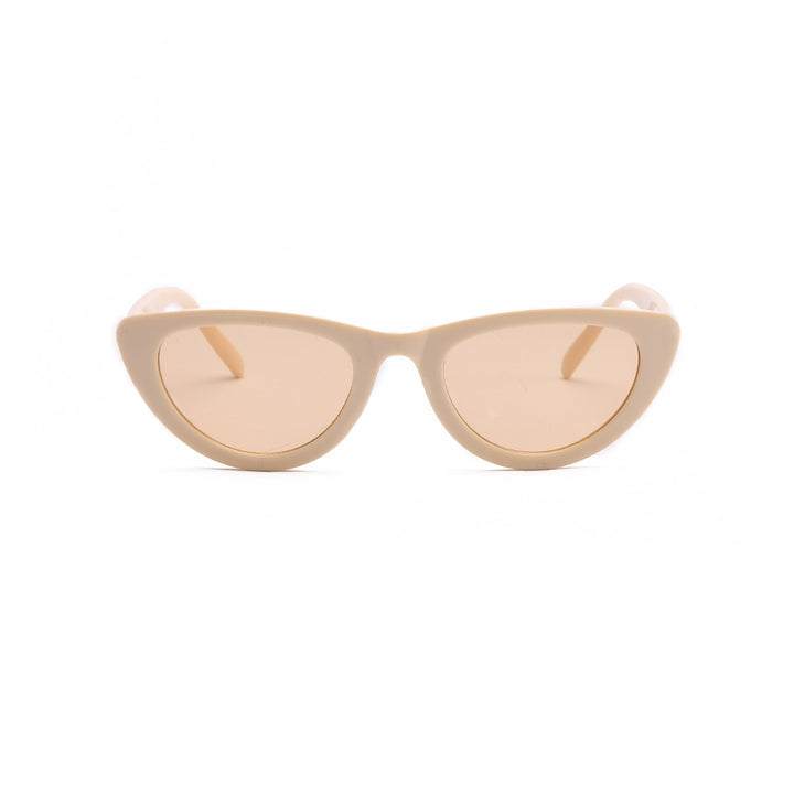 Dame Cat-Eye Solbriller med elegant geometrisk design Luvikno