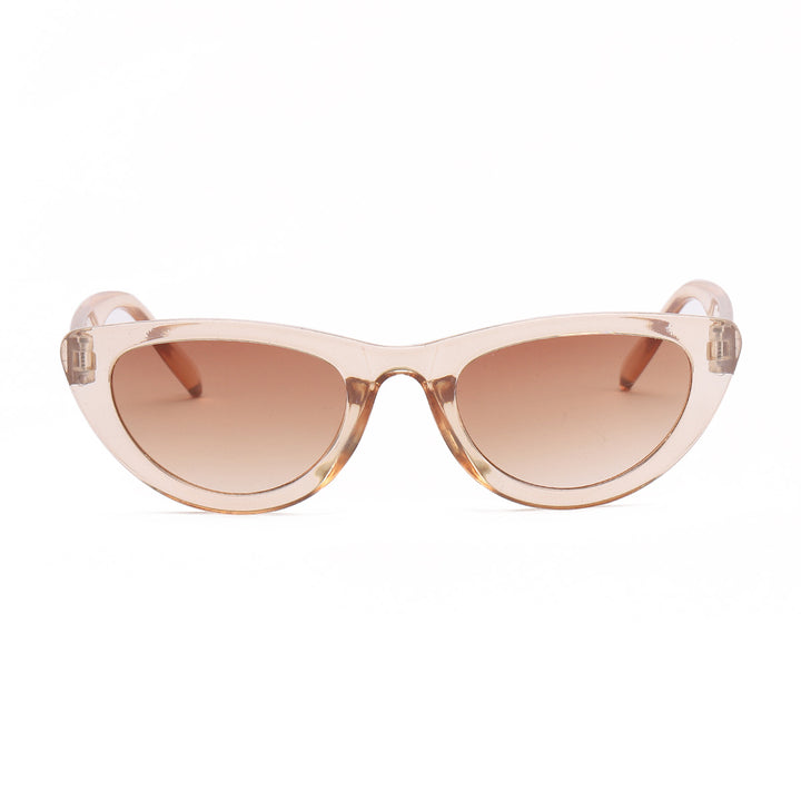 Dame Cat-Eye Solbriller med elegant geometrisk design Luvikno