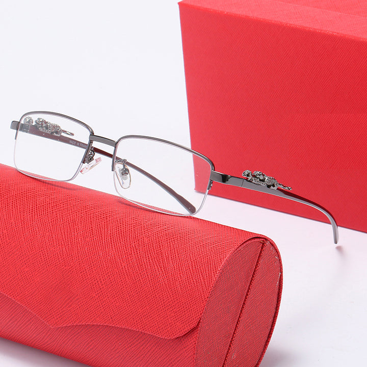 Dame Elegant Korreksjonsbrille med filigran design og høykvalitets metallramme Luvikno