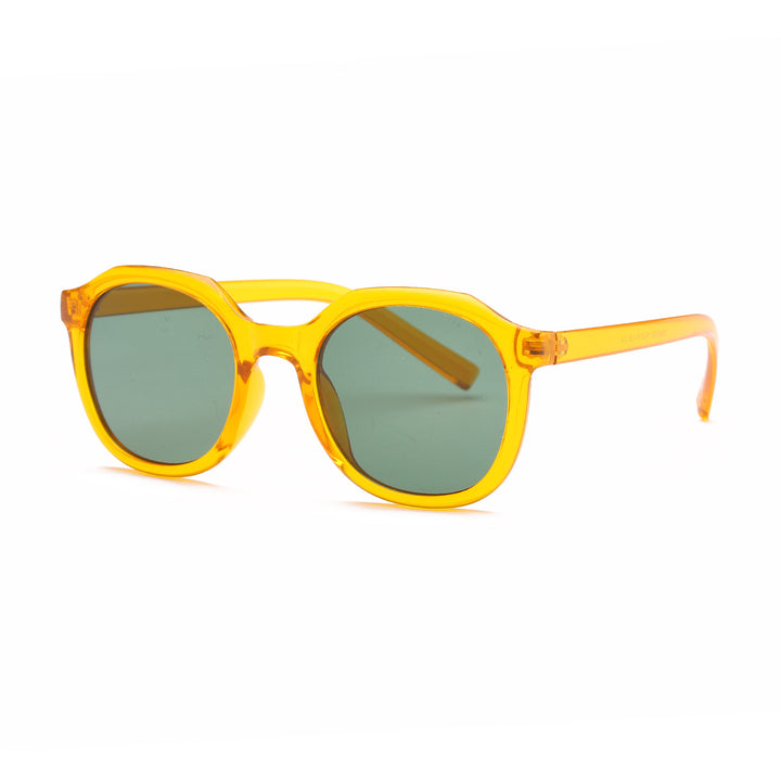 Dame moteriktig solbrille med fasetterte rammer og UV-beskyttelse Luvikno