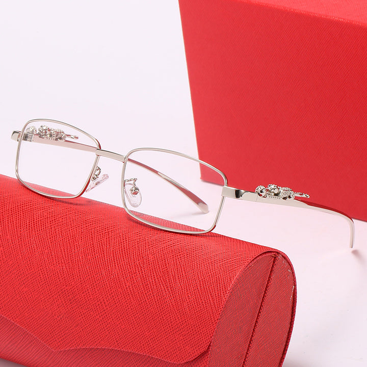 Dame modische Korrektionsbrille mit feinen Verzierungen Luvikno