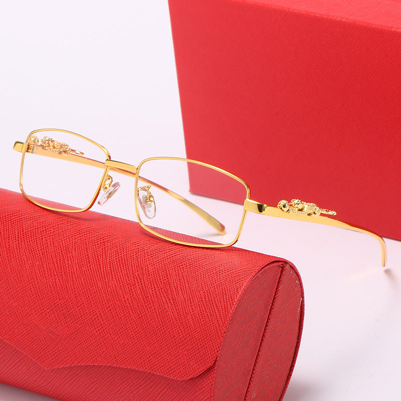 Dame modische Korrektionsbrille mit feinen Verzierungen Luvikno