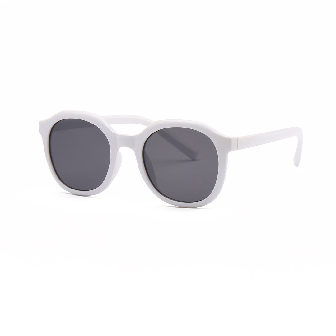 Dame moteriktig solbrille med fasetterte rammer og UV-beskyttelse Luvikno