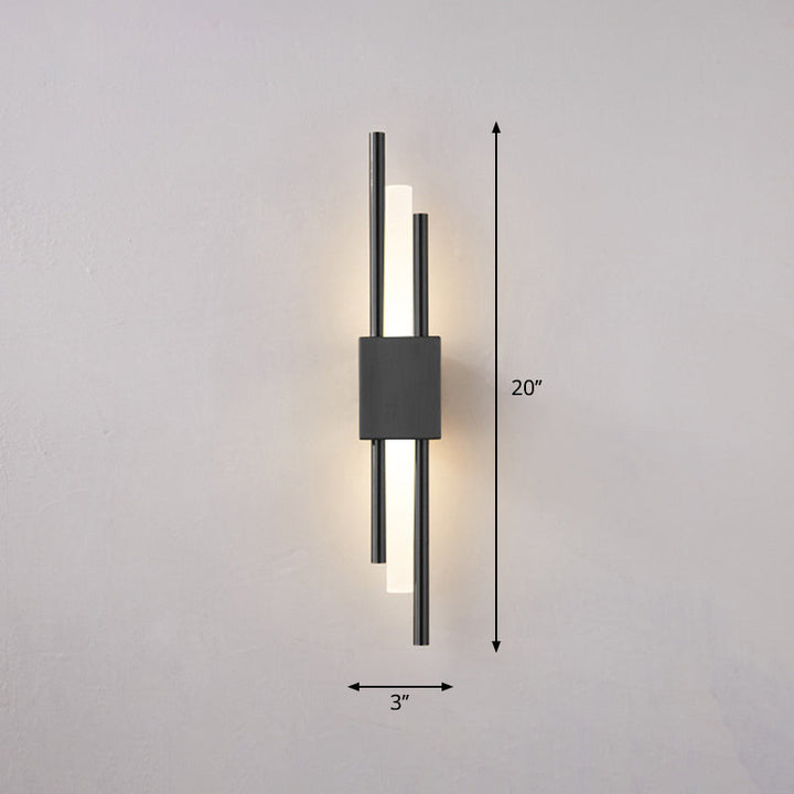 Postmodern Stil Stangformet Vegglampe Akryl Trappe LED Vegglampe | Luvikno