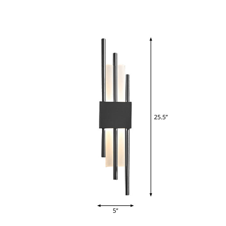 Postmodern Stil Stangformet Vegglampe Akryl Trappe LED Vegglampe | Luvikno