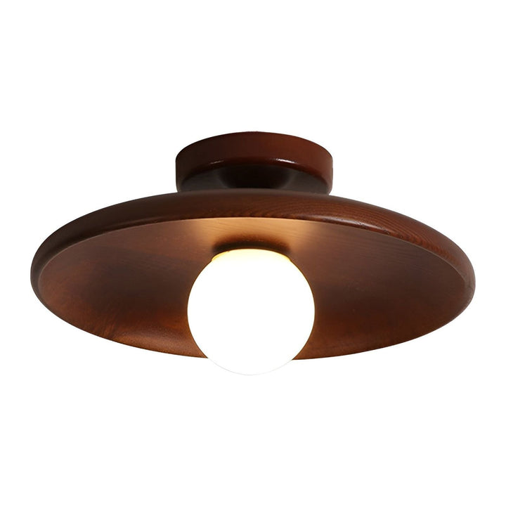 WoodLuviknoiss Lys - Minimalistiske Treplater Wabi Sabi Taklampe | Luvikno