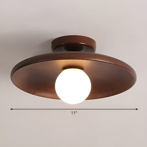 WoodLuviknoiss Lys - Minimalistiske Treplater Wabi Sabi Taklampe | Luvikno