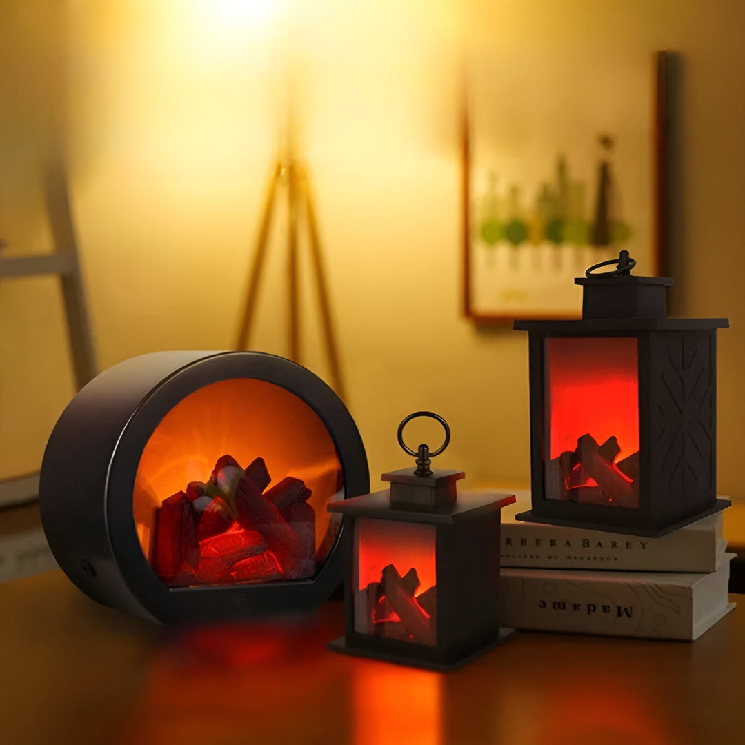 RadiantGlow Flamme Lampe - Bring Varme og Atmosfære til hjemmet ditt | Luvikno