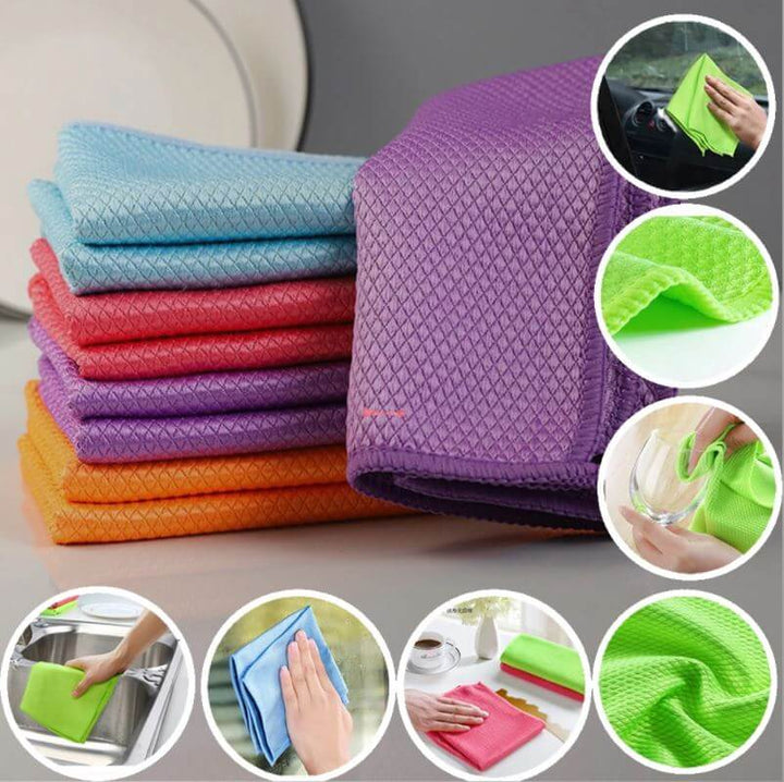 Soft Touch Wonder Cloth – Streak-Free Cleaning of Glass, Mirrors & Stainless Steel | Luvikno