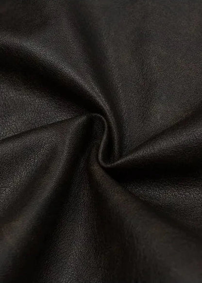 Luvik | Rento PU-nahkainen takki pystykauluksella