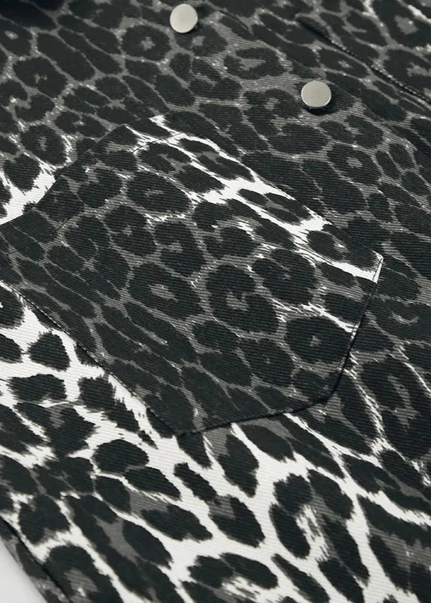 Luvik | Print Puuvillainen Ylipitkä Takki