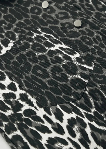 Luvik | Print Puuvillainen Ylipitkä Takki