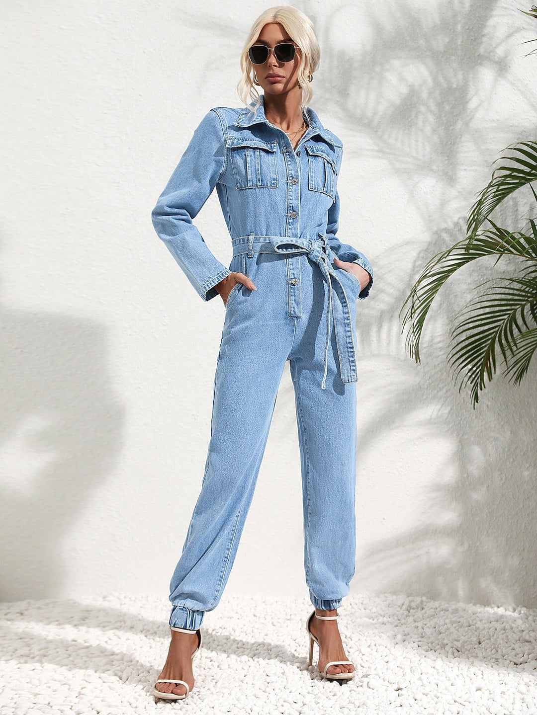 Luvik | Trendy denim outfit med klaffelommer