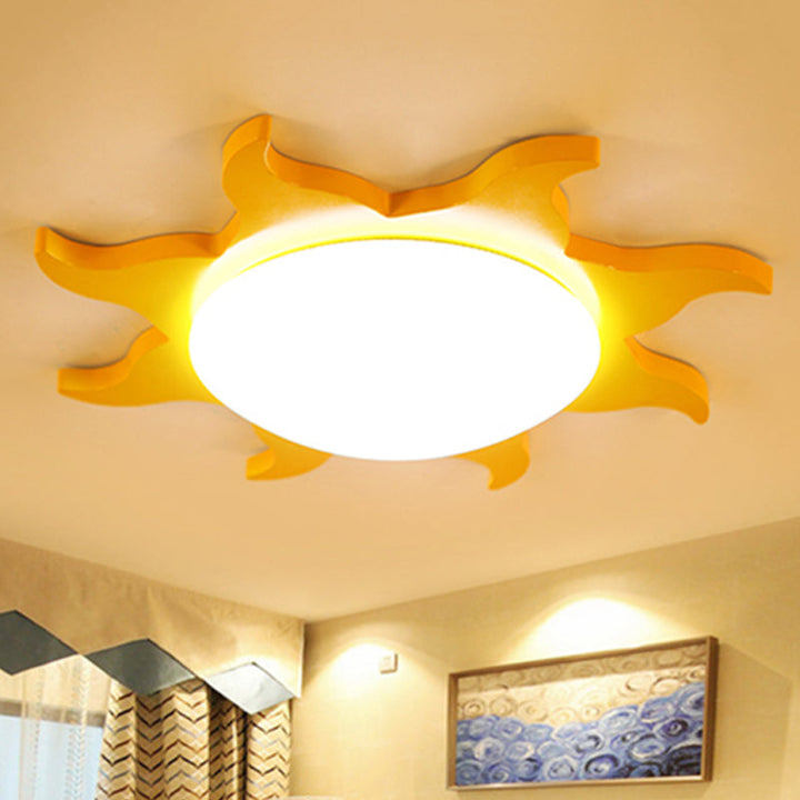 Barn Rom Taklampe – Solformet LED Belysning | Luvikno