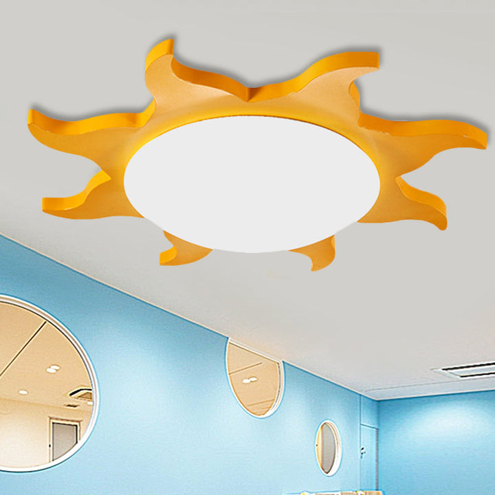 Barn Rom Taklampe – Solformet LED Belysning | Luvikno