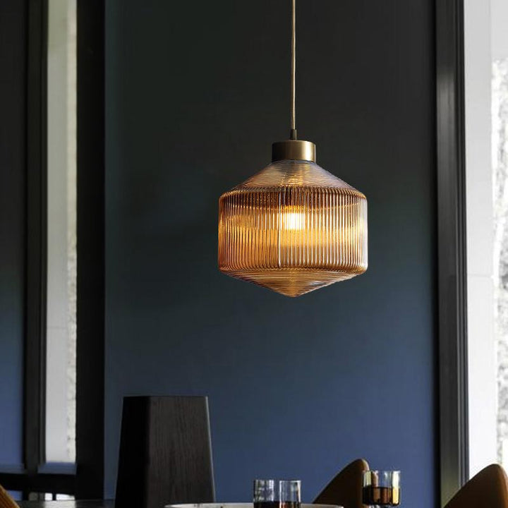 Luvikno | GlowCandle Taklampe - Moderne Glasslysestake for Innendørsbruk