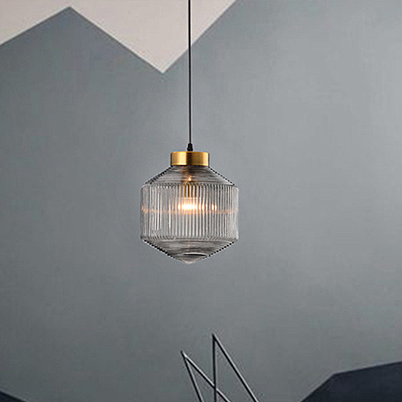 Moderne Trommel Chandelier laget av Glass – Elegant Belysning for Spisestue og Stue | Luvikno