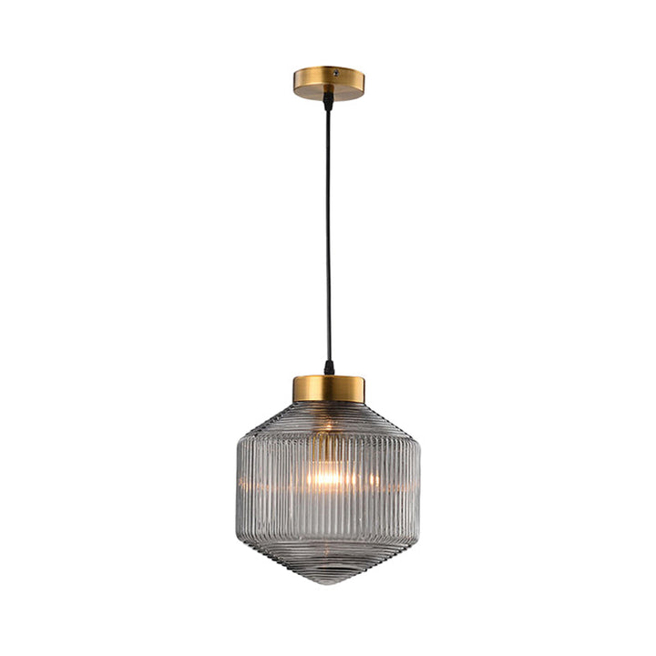 Moderne Trommel Chandelier laget av Glass – Elegant Belysning for Spisestue og Stue | Luvikno