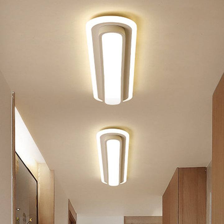 Luvikno | Ovaluxe Glow - Elegant svart-hvit LED lys