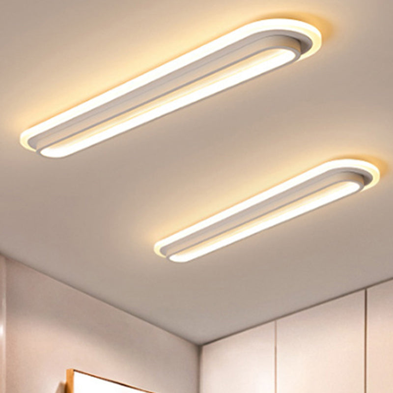 Luvikno | Ovaluxe Glow - Elegant svart-hvit LED lys