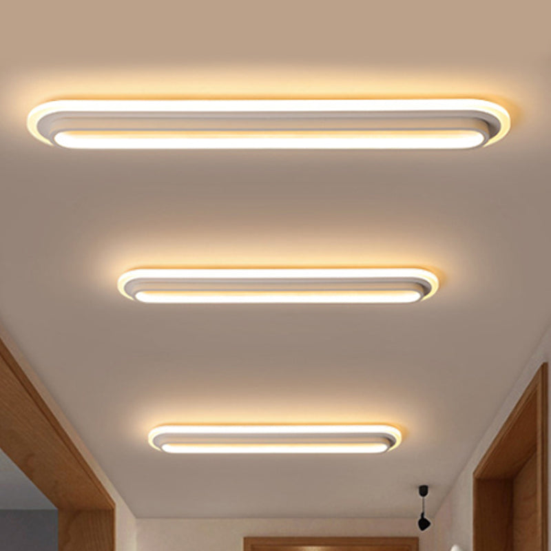 Luvikno | Ovaluxe Glow - Elegant svart-hvit LED lys