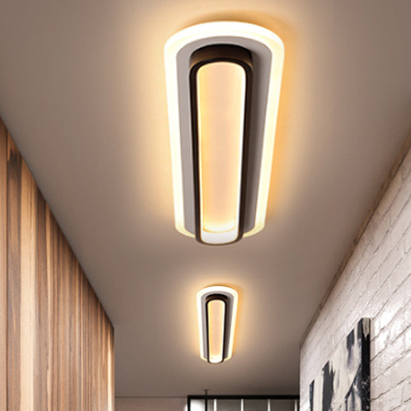 Luvikno | Ovaluxe Glow - Elegant svart-hvit LED lys