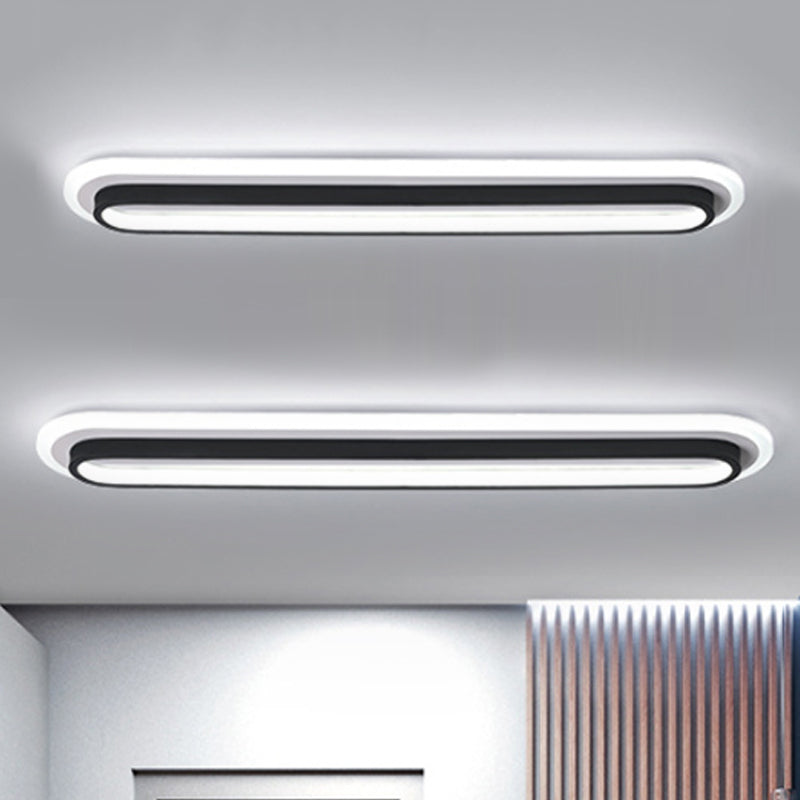 Luvikno | Ovaluxe Glow - Elegant svart-hvit LED lys