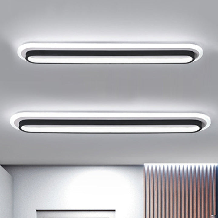 Luvikno | Ovaluxe Glow - Elegant svart-hvit LED lys