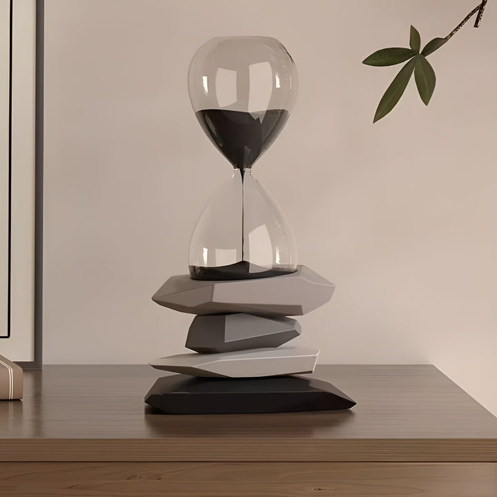 Minimalist Timeglass – Tidøs & Dekorativ | Perfekt for Stue og Kontor | Luvikno