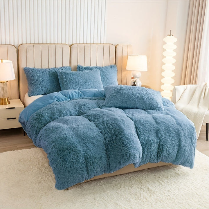 Luvikno | Ultra Soft Plush Duvet Cover Set with Zipper - Luksus & Komfort