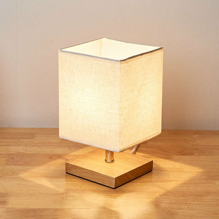Stilig Minimalistisk Bordlampe - LinenWood | Luvikno