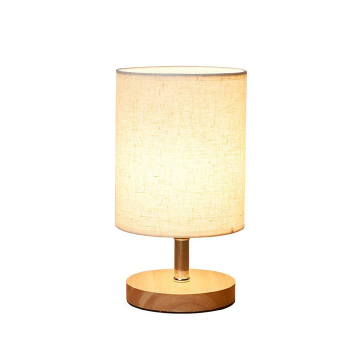Stilig Minimalistisk Bordlampe - LinenWood | Luvikno
