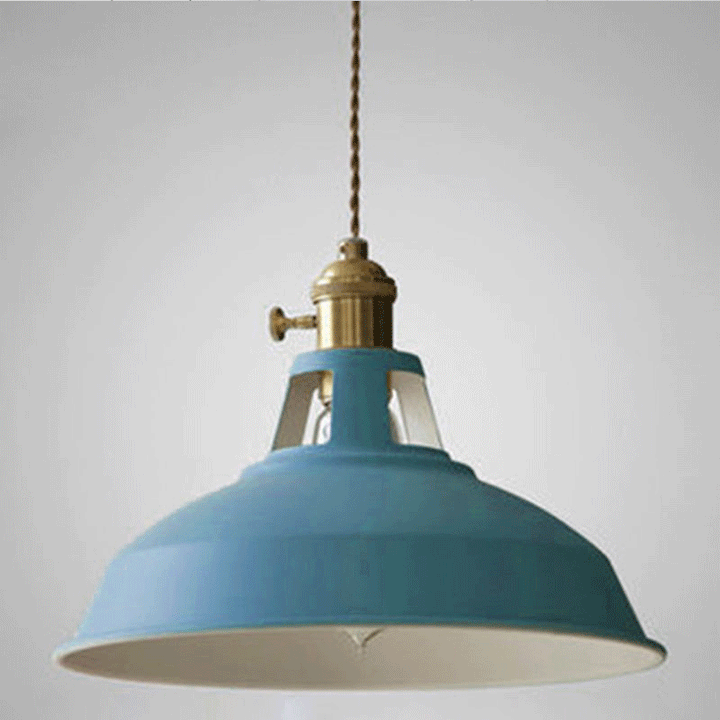 Pendellampe Vintage Industriell Metall Taklampe Luvikno