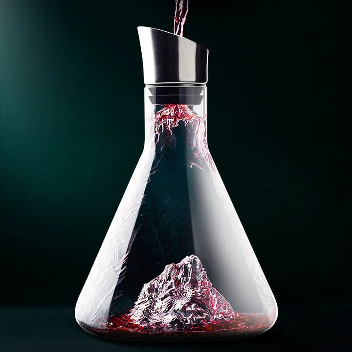 Premium Crystal Wine Pourer – 1500ml for Red & White Wines | Luvikno