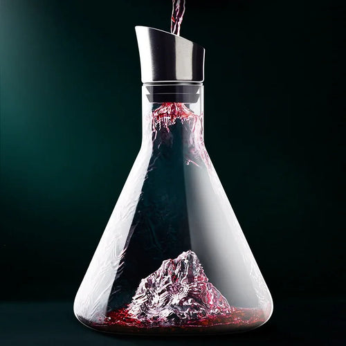 Premium Crystal Wine Pourer – 1500ml for Red & White Wines | Luvikno