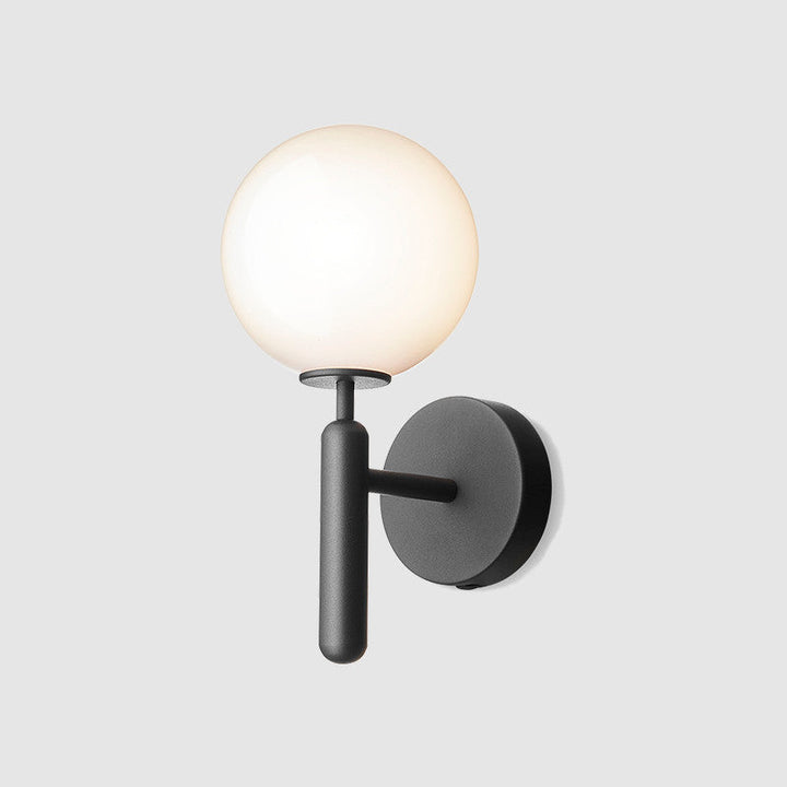 Ball Stairway Wall Light Fixture Glass Single-Bulb Simple Style Wall Sconce Lighting | Luvikno