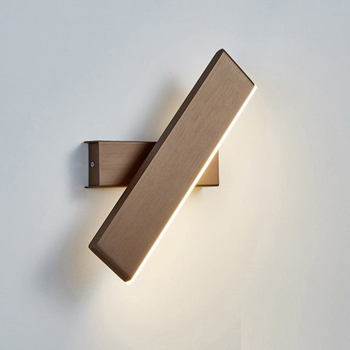 Roterbar Bar Formet Vegglampe Moderne Aluminium LED Vegglampe Vegglampe for Soverom | Luvikno