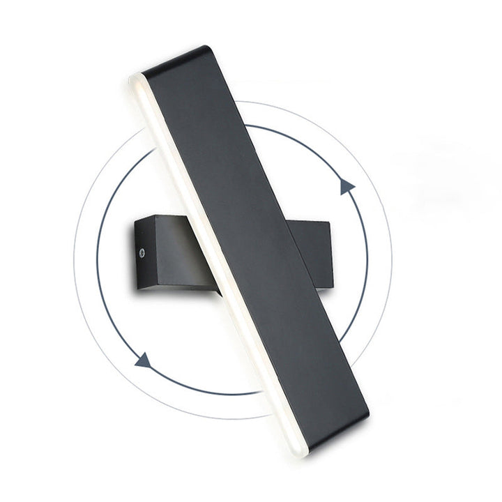 Roterbar Bar Formet Vegglampe Moderne Aluminium LED Vegglampe Vegglampe for Soverom | Luvikno