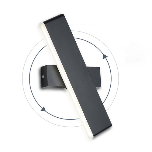 Roterbar Bar Formet Vegglampe Moderne Aluminium LED Vegglampe Vegglampe for Soverom | Luvikno