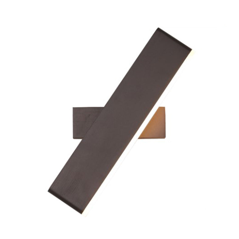 Roterbar Bar Formet Vegglampe Moderne Aluminium LED Vegglampe Vegglampe for Soverom | Luvikno