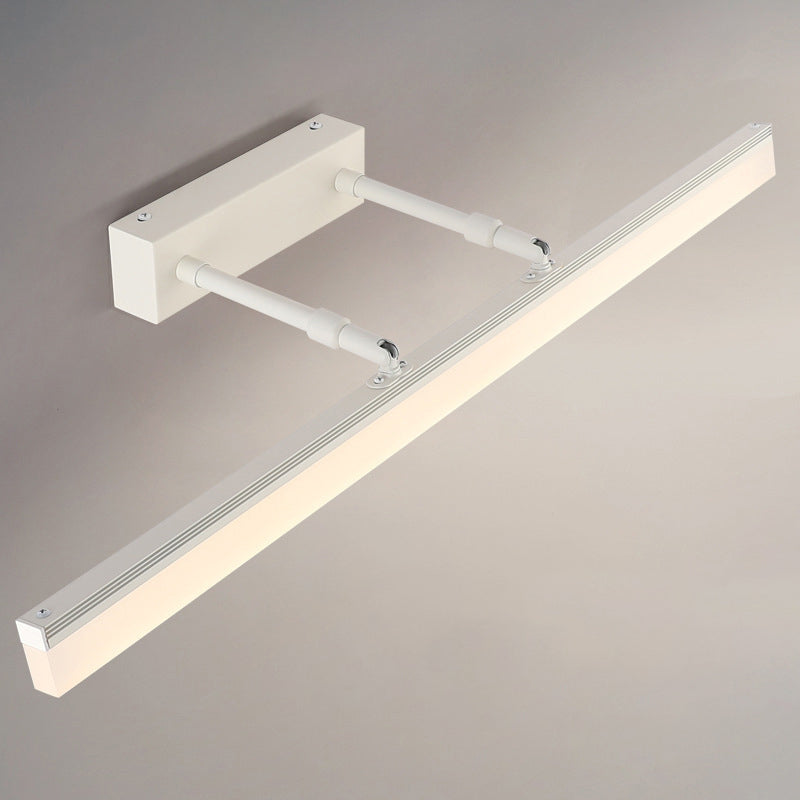Utfellbar Stang Vanity Vegglampe Minimalistisk Akryl Bad LED Veggmontert Lysinnretning | Luvikno