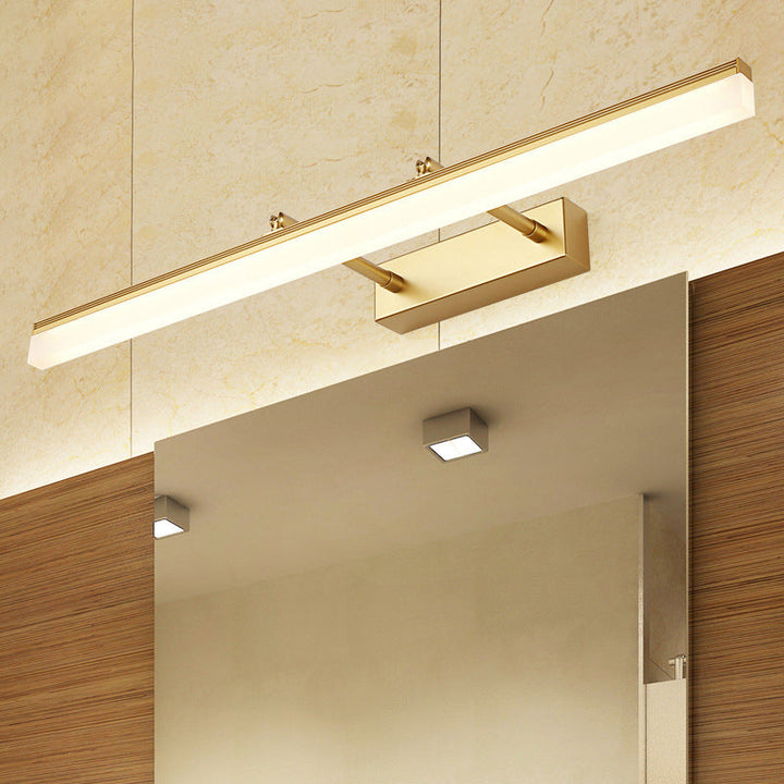 Utfellbar Stang Vanity Vegglampe Minimalistisk Akryl Bad LED Veggmontert Lysinnretning | Luvikno