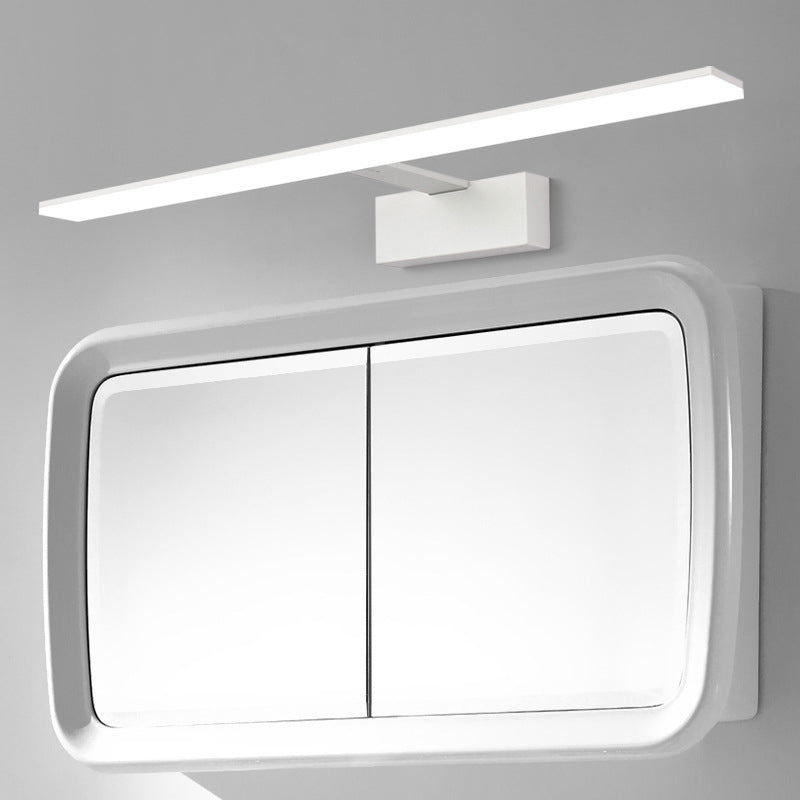 Minimalistisk Bar Formet Vanity Lampe Metall Bad LED Vegg Sconse Belysning med Akryl Diffuser | Luvikno